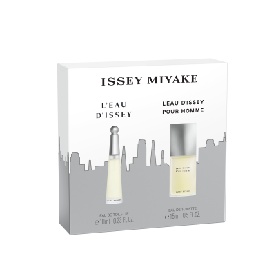 Issey Miyake Issey Eau EDT 10ml+Issey男士香水15ml Duo套装